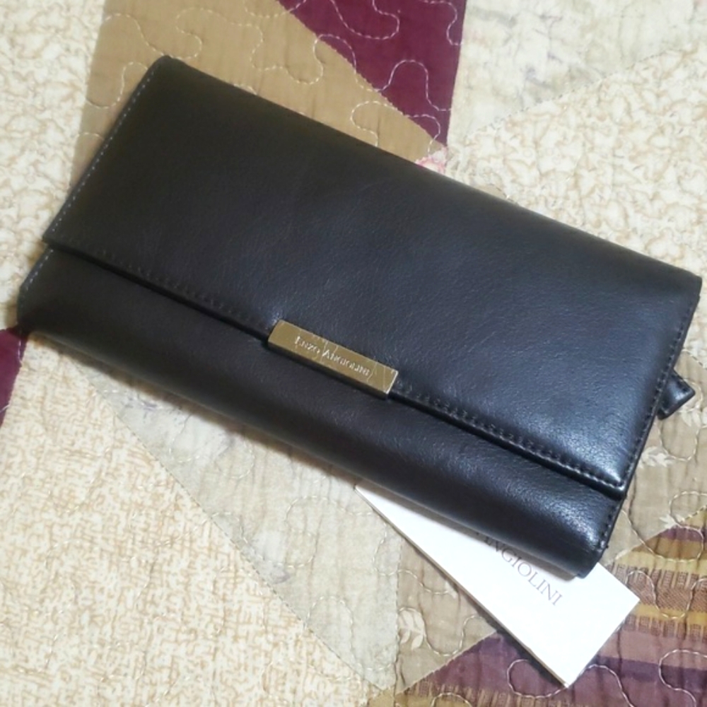 Enzo Angiolini Tri fold wallet brown